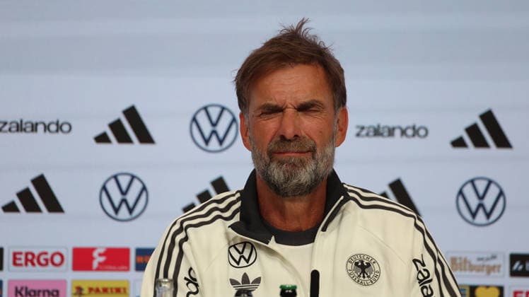 September 30, 2026, xrekx, Soccer: UEFA Nations League, Germany Press Conference with Jürgen Klopp and Jonas Urbig (from left: Jürgen Klopp, Germany s coach, Munich)