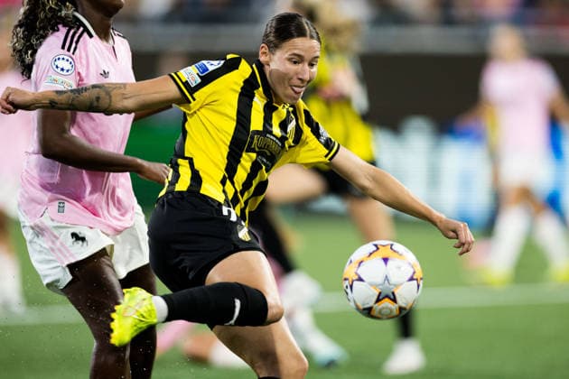 September 30, 2026: Tabitha Michelle Tindell of Häcken during the Women’s Champions League soccer match between Häcken and Juventus on September 30, 2026 in Gothenburg. Photo by Michael Erichsen, BILDBYRAN COP 89 MI1032 soccer football fotball UEFA Women s Champions League Häcken Juventus women s BBENG soccer football fotball UEFA Women s Champions League Häcken Juventus women s BBENG  Copyright: MICHAELxERICHSEN BB260930MI019