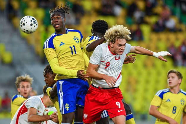 2026.09.30 Katowice Pilka nozna Reprezentacja Polski U21, U 21 Eliminacje Mistrzostw Europy U-21 Sezon 2026 2027 Polska U-21 - Szwecja U-21 N z Alien Njie, Daniel Mikolajewski Foto Marcin Bulanda PressFocus 2026.09.30 Katowice Football Polish national team, Nationalteam U21 UEFA EURO, EM, Europameisterschaft,Fussball 2027 Qualifying Season 2026 2027 Polska U-21 - Szwecja U-21 Alien Njie, Daniel Mikolajewski Credit: Marcin Bulanda PressFocus NEWSPIX.PL --- newspix.pl 