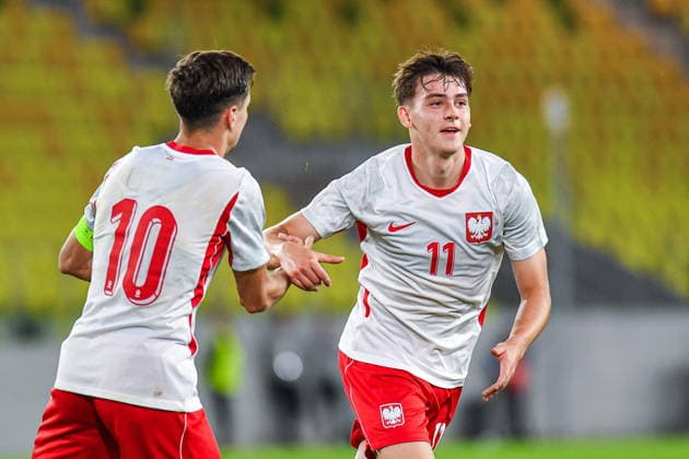 2026.09.30 Katowice Pilka nozna Reprezentacja Polski U21, U 21 Eliminacje Mistrzostw Europy U-21 Sezon 2026 2027 Polska U-21 - Szwecja U-21 N z Tomasz Pienko, Bartosz Mazurek, radosc, radosc po golu, radosc po bramce Foto Marcin Bulanda PressFocus 2026.09.30 Katowice Football Polish national team, Nationalteam U21 UEFA EURO, EM, Europameisterschaft,Fussball 2027 Qualifying Season 2026 2027 Polska U-21 - Szwecja U-21 Tomasz Pienko, Bartosz Mazurek, radosc, radosc po golu, radosc po bramce Credit: Marcin Bulanda PressFocus NEWSPIX.PL --- newspix.pl 