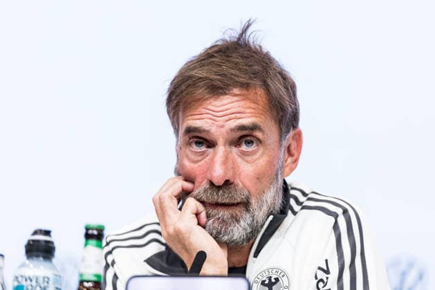 MUNICH, GERMANY - SEPTEMBER 30: Juergen Klopp (Head Coach Germany) during the pressconference before the UEFA Nations League match between Germany vs. Serbia at Allianz Arena on matchday 3 of the UEFA Nations League on September 30, 2026 in Munich, Germany. Bavaria Germany Copyright: xSteffiexWunderlx