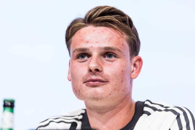 MUNICH, GERMANY - SEPTEMBER 30: Jonas Urbig (Germany, 1) during the pressconference before the UEFA Nations League match between Germany vs. Serbia at Allianz Arena on matchday 3 of the UEFA Nations League on September 30, 2026 in Munich, Germany. Bavaria Germany Copyright: xSteffiexWunderlx