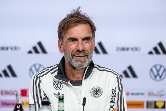 Jürgen Klopp, Head Coach, German National Team Coach, Germany, Portrait, GER, Germany vs. Serbia, Soccer, UEFA Nations League, League Phase, League A, Post-Match Press Conference, 2026–2027 Season, September 30, 2026 DFL DFB REGULATIONS PROHIBIT ANY USE OF PHOTOGRAPHS AS IMAGE SEQUENCES AND OR QUASI-VIDEO Photo: HMB Media, Heike Feiner Copyright: HMBxMedia HeikexFeiner