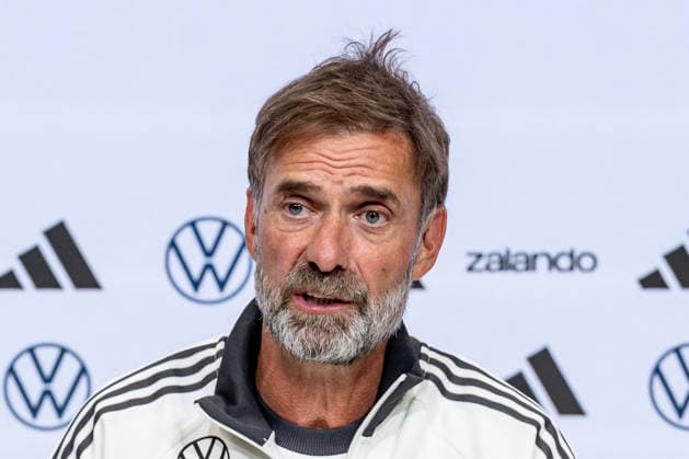 Jürgen Klopp, Head Coach, Germany National Team Coach, Portrait, GER, Germany vs. Serbia, Soccer, UEFA Nations League, League A, Post-Match Press Conference, 2026–2027 Season, September 30, 2026 DFL DFB REGULATIONS PROHIBIT ANY USE OF PHOTOGRAPHS AS IMAGE SEQUENCES AND OR QUASI-VIDEO Photo: HMB Media, Heike Feiner Copyright: HMBxMedia HeikexFeiner