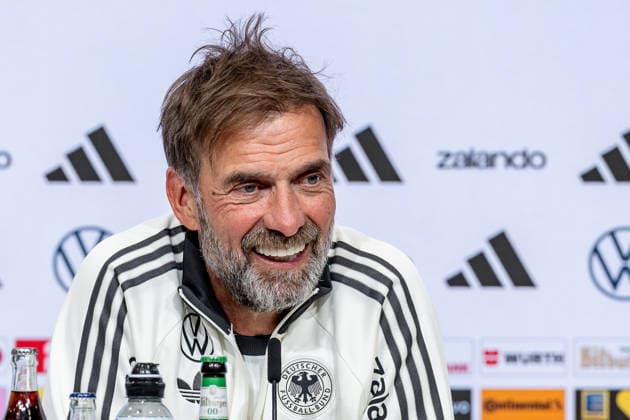 Jürgen Klopp, Head Coach, Germany National Team Coach, Portrait, GER, Germany vs. Serbia, Soccer, UEFA Nations League, League A Group Stage, Post-Match Press Conference, 2026–2027 Season, September 30, 2026 DFL DFB REGULATIONS PROHIBIT ANY USE OF PHOTOGRAPHS AS IMAGE SEQUENCES AND OR QUASI-VIDEO Photo: HMB Media, Heike Feiner Copyright: HMBxMedia HeikexFeiner
