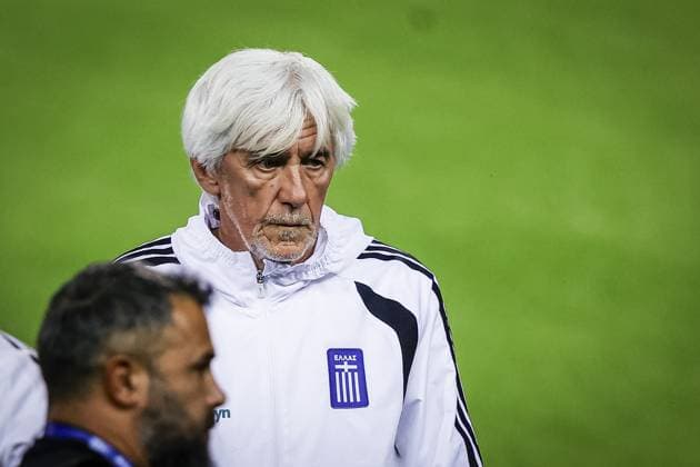 THESSALONIKI , 30-09-2026 , Toumba Stadium , season 2026 2027 , UEFA Nations League football , Picture shows Greece trainer coach Ivan Jovanovic during the press conference, PK, Pressekonferenz md-1 and training Press conference Greece and training in Thessaloniki x207758819x Copyright: