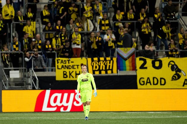 September 30, 2026: Goalkeeper Hanna Karlsson of Häcken during the Women’s Champions League soccer match between Häcken and Juventus on September 30, 2026 in Gothenburg. Photo by Michael Erichsen, BILDBYRAN COP 89 MI1032 soccer football fotball UEFA Women’s Champions League Häcken Juventus women’s team BBENG soccer football fotball UEFA Women’s Champions League Häcken Juventus women’s team BBENG  Copyright: MICHAELxERICHSEN BB260930MI041