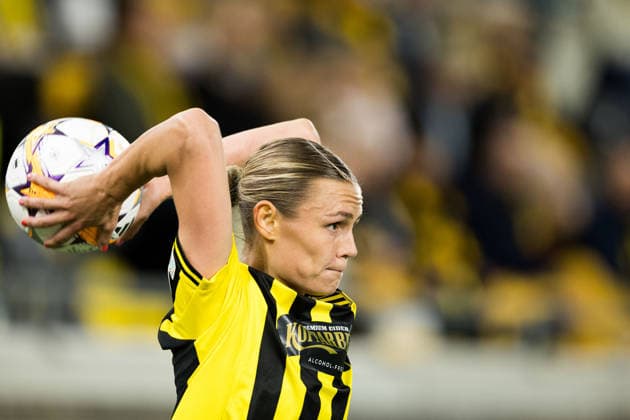 September 30, 2026: Maja Bodin of Häcken during the Women’s Champions League soccer match between Häcken and Juventus on September 30, 2026 in Gothenburg. Photo by Michael Erichsen, BILDBYRAN COP 89 MI1032 soccer football fotball UEFA Women s Champions League Häcken Juventus women s team BBENG soccer football fotball UEFA Women s Champions League Häcken Juventus women s team BBENG  Copyright: MICHAELxERICHSEN BB260930MI043