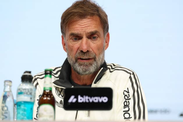 Jürgen Klopp, Germany, national team coach at the press conference, GER, German national team, post-match press conference, soccer, UEFA Nations League, 2026–2027 season, September 30, 2026, GER, German National Team, Closing Press Conference, Soccer, UEFA Nations League, 2026–2027 Season, September 30, 2026, Munich Copyright: xEibner-Pressefoto JennixMaulx EP_JML