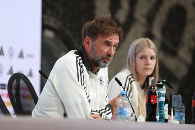 Jürgen Klopp, Germany, National Team Coach at the press conference, GER, German National Team, Post-match press conference, Soccer, UEFA Nations League, 2026–2027 season, September 30, 2026, GER, German National Team, Closing Press Conference, Soccer, UEFA Nations League, 2026–2027 Season, September 30, 2026, Munich Copyright: xEibner-Pressefoto JennixMaulx EP_JML