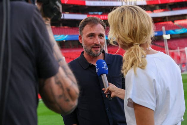 Lisbon, Portugal, September 30: Coach Jose Barcala of FC Bayern Munich in an interview ahead of the UEFA Women s Champions League 2026–27 group stage Matchday 2 match between SL Benfica and FC Bayern Munich on September 30, 2024, in Lisbon, Portugal Copyright: HMBxMedia JoaquimxFerreira