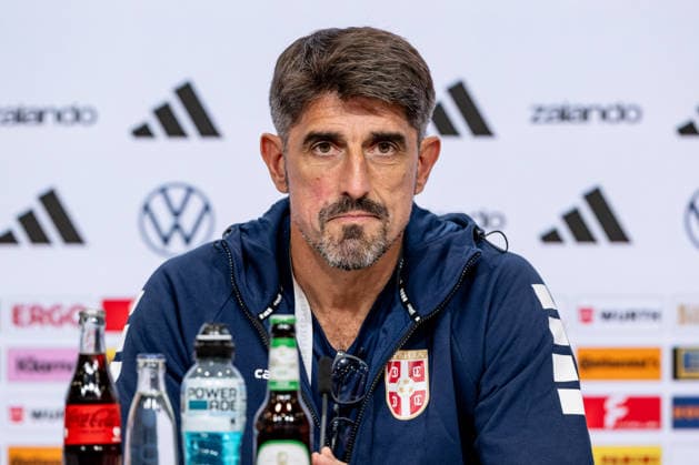Veljko Paunovic, Head Coach, Serbia Portrait, Germany vs. Serbia, Soccer, UEFA Nations League, League Phase League A, Post-Match Press Conference, 2026–2027 Season, September 30, 2026 DFL DFB REGULATIONS PROHIBIT ANY USE OF PHOTOGRAPHS AS IMAGE SEQUENCES AND OR QUASI-VIDEO Photo: HMB Media, Heike Feiner Copyright: HMBxMedia HeikexFeiner