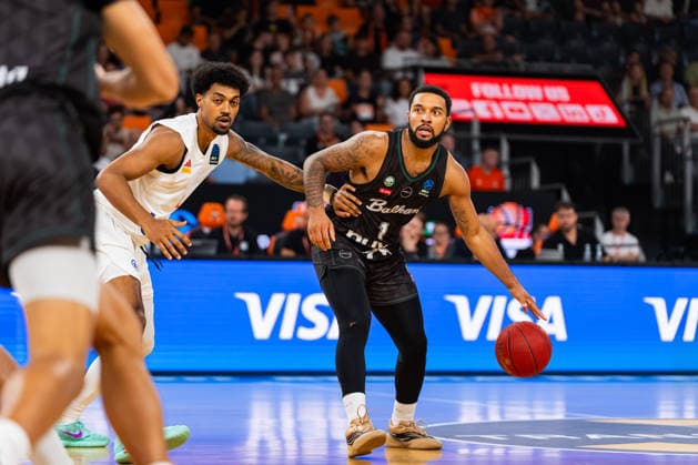 BKT EuroCup: Ratiopharm Ulm vs. Balkan Botevgrad, September 30, 2026, Ulm, GERMANY September 30, 2026 XXX during the game between Ratiopharm Ulm and Balkan Botevgrad on Matchday 1 of the BKT EuroCup at the ratiopharm Arena Ulm Copyright: xBEAUTIFULxSPORTS Steinx
