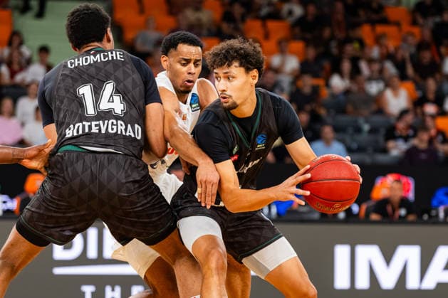 BKT EuroCup: Ratiopharm Ulm vs. Balkan Botevgrad, September 30, 2026, Ulm, GERMANY September 30, 2026 XXX during the game between Ratiopharm Ulm and Balkan Botevgrad on Matchday 1 of the BKT EuroCup at the ratiopharm Arena Ulm Copyright: xBEAUTIFULxSPORTS Steinx