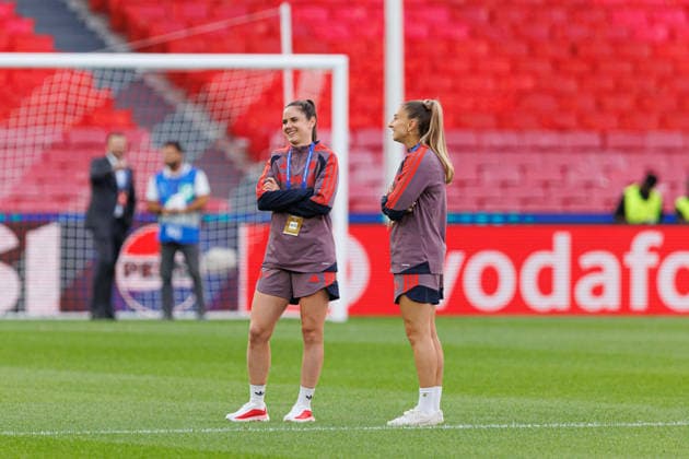 Sarah Mattner-Trembleau seen during UEFA Women™s League game between teams of SL Benfica and Fc Bayern Munchen (Luis Loureiro Ball Raw Images) Lisboa Estadio da Luz Portugal Copyright: xLuisxLoureirox lloureiroSlbwBayernW-1079