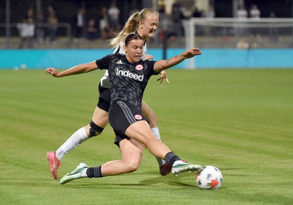 September 30, 2026, xhbx, Soccer: UEFA Women s Europa Cup Qualifiers, Eintracht Frankfurt vs. Fimleikafelag Hafnarfjördur vs. Larissa Mühlhaus, Eintracht Frankfurt Women s Team, Frankfurt
