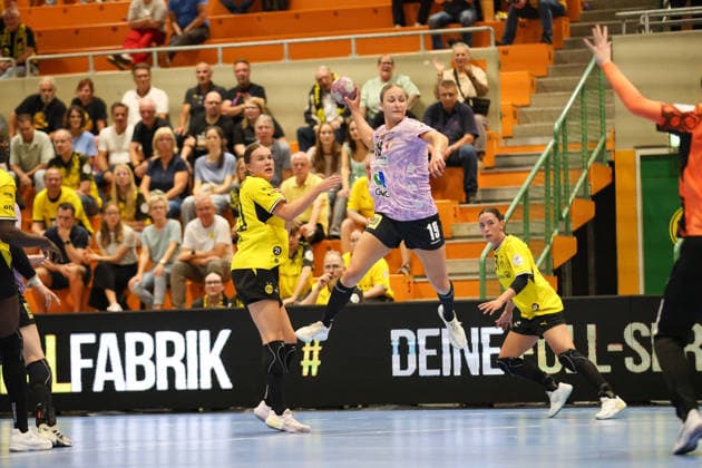 GER, BVB Borussia Dortmund Handball vs. SV Union Halle Neustadt, Handball, DHB Women s Cup, 2026–2027 Season, September 30, 2026,Lea Gruber, SV Union Halle Neustadt (GER), BVB Borussia Dortmund Handball vs. SV Union Halle Neustadt, Handball, DHB Women’s Cup, 2026–2027 Season, September 30, 2026, Dortmund Copyright: xEibner-Pressefoto JavadxMohammadpourx EP_JMR