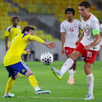 Katowice 30.09.2026. Football European Qualifiers match between Poland U21, U 21 and Sweden U21 in Katowice, Poland --- Mecz eliminacji do Mistrzostw Europy pomiedzy Polska U21 a Szwecja U21 w Katowicach, Polska Persons Shown : Tomasz Pienko Fot. Michal Gaciarz Arena Akcji NEWSPIX.PL --- newspix.pl