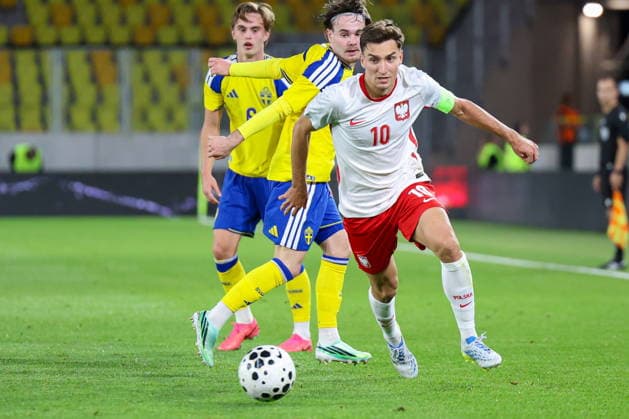 Katowice 30.09.2026. Football European Qualifiers match between Poland U21, U 21 and Sweden U21 in Katowice, Poland --- Mecz eliminacji do Mistrzostw Europy pomiedzy Polska U21 a Szwecja U21 w Katowicach, Polska Persons Shown : Tomasz Pienko Fot. Michal Gaciarz Arena Akcji NEWSPIX.PL --- newspix.pl 