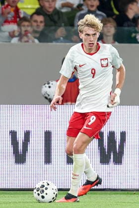 30.09.2026, Katowice Mecz eliminacji do Mlodziezowych Mistrzostw Europy Polska - Szwecja - Football Euro U21, U 21 - qualifications Match Poland - Sweden Nz. Daniel Mikolajewski Fot. Michal Chwieduk Arena Akcji NEWSPIX.PL --- newspix.pl