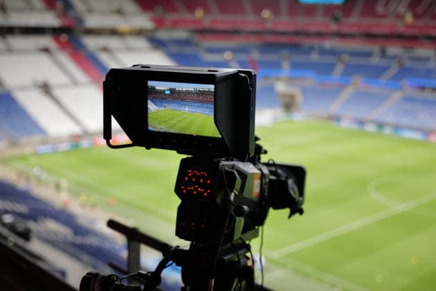 Football : OL Lyonnes women v Chelsea women - Women s champions league - 30 09 2026 Illustration camera TV during the UEFA Champions league womens match between OL Lyonnes women and Chelsea women at Groupama Stadium Decines Charpieu Lyon on September 30, 2026 , France LYONFrance  Copyright: xMouradxALLILIx