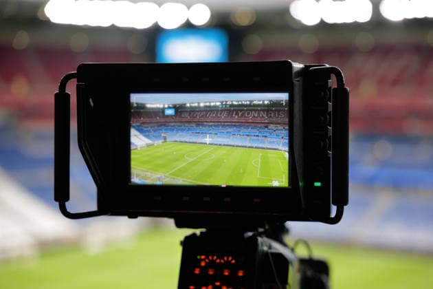 Football : OL Lyonnes women v Chelsea women - Women s champions league - 30 09 2026 Illustration camera TV during the UEFA Champions league womens match between OL Lyonnes women and Chelsea women at Groupama Stadium Decines Charpieu Lyon on September 30, 2026 , France LYONFrance  Copyright: xMouradxALLILIx