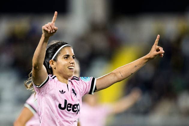 September 30, 2026: Alba Redondo of Juventus celebrates after scoring the 0-3 goal during the Women’s Champions League soccer match between Häcken and Juventus on September 30, 2026 in Gothenburg. Photo by Michael Erichsen, BILDBYRAN COP 89 MI1032: soccer, football, UEFA Women’s Champions League, Häcken, Juventus, women’s soccer, BBENG, soccer, football, UEFA Women’s Champions League, Häcken, Juventus, women’s soccer, BBENG, celebration  Copyright: MICHAELxERICHSEN BB260930MI073