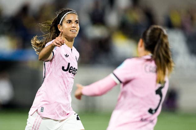 September 30, 2026: Alba Redondo of Juventus celebrates after scoring the 0-3 goal during the Women’s Champions League soccer match between Häcken and Juventus on September 30, 2026 in Gothenburg. Photo by Michael Erichsen, BILDBYRAN COP 89 MI1032: soccer, football, UEFA Women’s Champions League, Häcken, Juventus, women’s soccer, BBENG, soccer, football, UEFA Women’s Champions League, Häcken, Juventus, women’s soccer, BBENG, celebration Copyright: MICHAELxERICHSEN BB260930MI082