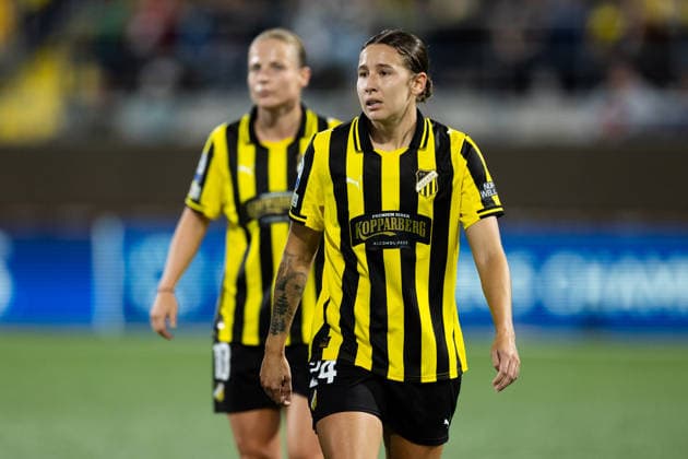 September 30, 2026: Tabitha Michelle Tindell of Häcken during the Women s Champions League soccer match between Häcken and Juventus on September 30, 2026 in Gothenburg. Photo by Michael Erichsen, BILDBYRAN COP 89 MI1032 soccer football fotboll UEFA Women’s Champions League Häcken Juventus women’s BBeng  Copyright: MICHAELxERICHSEN BB260930MI095