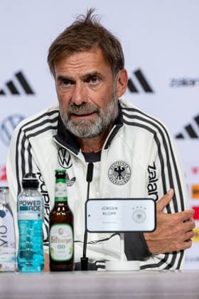 Jürgen Klopp, Head Coach, German National Team Coach, Germany, Portrait, GER, Germany vs. Serbia, Soccer, UEFA Nations League, League A, Post-Match Press Conference, 2026–2027 Season, September 30, 2026 DFL DFB REGULATIONS PROHIBIT ANY USE OF PHOTOGRAPHS AS IMAGE SEQUENCES AND OR QUASI-VIDEO Photo: HMB Media, Heike Feiner Copyright: HMBxMedia HeikexFeiner