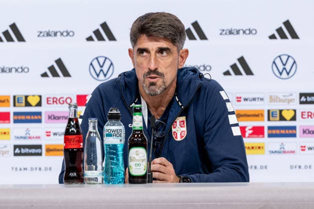 Veljko Paunovic, Head Coach, Serbia Portrait, Germany vs. Serbia, Soccer, UEFA Nations League, League A, Post-Match Press Conference, 2026–2027 Season, September 30, 2026 DFL DFB REGULATIONS PROHIBIT ANY USE OF PHOTOGRAPHS AS IMAGE SEQUENCES AND OR QUASI-VIDEO Photo: HMB Media, Heike Feiner Copyright: HMBxMedia HeikexFeiner