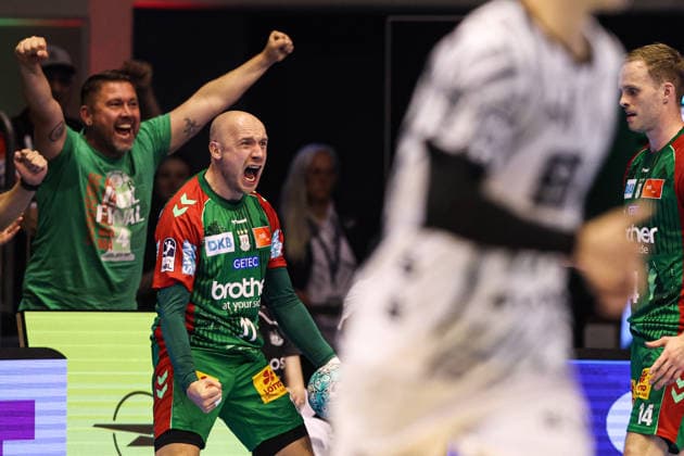 Daniel Pettersson, SC Magdeburg, 11th Handball Bundesliga Season 2026–2027: SC Magdeburg vs. THW Kiel at the GETEC Arena in Magdeburg; Action, Handball, Germany, September 30, 2026
