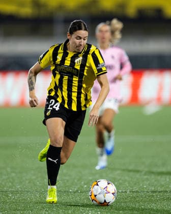 September 30, 2026: Tabitha Michelle Tindell of Häcken during the Women’s Champions League soccer match between Häcken and Juventus on September 30, 2026 in Gothenburg. Photo by Michael Erichsen, BILDBYRAN COP 89 MI1032. soccer, football, UEFA Women’s Champions League, Häcken, Juventus, women’s soccer, BBeng  Copyright: MICHAELxERICHSEN BB260930MI117