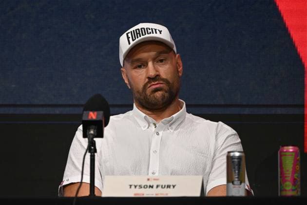 Tyson Fury and Anthony Joshua hold press conference, PK, Pressekonferenz in London before December clash LONDON, UNITED KINGDOM - SEPTEMBER 30: British heavyweight boxers Tyson Fury and Anthony Joshua (not seen) hold a press conference at the British Airways ARC at Olympia ahead of their bout on December 11 at Principality Stadium in Cardiff, in London, United Kingdom on September 30, 2026. Rasid Necati Aslim Anadolu London United Kingdom. Editorial use only. Please get in touch for any other usage.  Copyright: x2026xAnadoluxRasidxNecatixAslimx