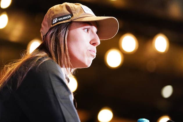 September 30, 2026, Dübendorf, Switzerland, Swiss Ski press event, photo of Malorie Blanc, Alpine skiing, SUI, single frame