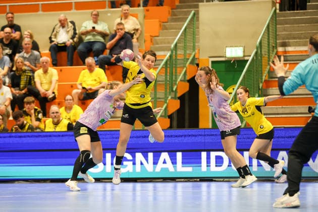 GER, BVB Borussia Dortmund Handball vs. SV Union Halle Neustadt, Handball, DHB Women s Cup, 2026–2027 Season, September 30, 2026, Alina Grijseels, BVB Borussia Dortmund Handball (GER), BVB Borussia Dortmund Handball vs. SV Union Halle Neustadt, Handball, DHB Women’s Cup, 2026–2027 Season, September 30, 2026, Dortmund Copyright: xEibner-Pressefoto JavadxMohammadpourx EP_JMR