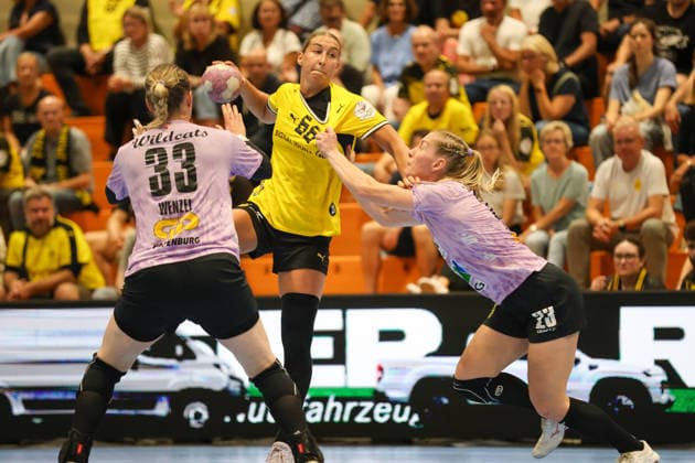 GER, BVB Borussia Dortmund Handball vs. SV Union Halle Neustadt, Handball, DHB Women s Cup, 2026–2027 Season, September 30, 2026,Dana Bleckmann, BVB Borussia Dortmund Handball (GER), BVB Borussia Dortmund Handball vs. SV Union Halle Neustadt, Handball, DHB Women’s Cup, 2026–2027 Season, September 30, 2026, Dortmund Copyright: xEibner-Pressefoto JavadxMohammadpourx EP_JMR