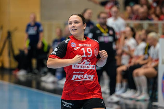 Sabrina Troester, Thueringer HC, 19 GER, Thueringer HC vs. HSG Blomberg Lippe, Handball, DHB Cup, 2026–2027 Season, 2nd Round, Wednesday, 7:00 p.m., September 30, 2026 GER, Thueringer HC vs. HSG Blomberg Lippe, Handball, DHB Cup, 2026–2027 Season, Round 2, Wednesday, 7:00 p.m., September 30, 2026, Bad Langensalza Copyright: xMartinxHerbstx