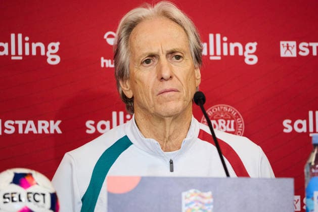 Portugal Training And press conference, PK, Pressekonferenz Jorge Jesus, head coach of Portugal, attends a press conference ahead of the UEFA Nations League 2026 27 Group A4 match against Denmark at Parken Stadium in Copenhagen, Denmark, on September 30, 2026. Copenhagen Denmark  Copyright: xKristianxTuxenxLadegaardxBergx originalFilename:berg-portugal260930_np4Gn.jpg