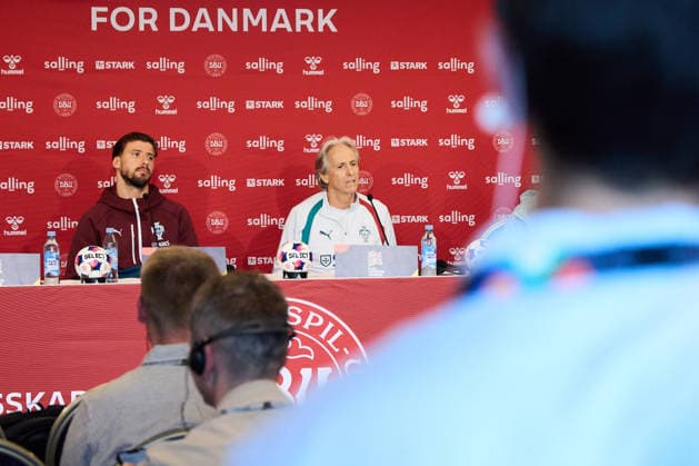 Portugal Training And press conference, PK, Pressekonferenz Portugal national soccer team player Ruben Dias and Head Coach Jorge Jesus of Portugal attend a press conference ahead of the UEFA Nations League 2026 27 Group A4 MD3 match against Denmark at Parken Stadium in Copenhagen, Denmark, on September 30, 2026. Copenhagen Denmark  Copyright: xKristianxTuxenxLadegaardxBergx originalFilename:berg-portugal260930_npeeo.jpg