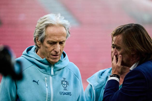 Portugal Training And press conference, PK, Pressekonferenz Jorge Jesus, head coach of Portugal, is seen during a training session ahead of the UEFA Nations League 2026 27 Group A4 MD3 match against Denmark at Parken Stadium in Copenhagen, Denmark, on September 30, 2026. Copenhagen Denmark  Copyright: xKristianxTuxenxLadegaardxBergx originalFilename:berg-portugal260930_nplvn.jpg