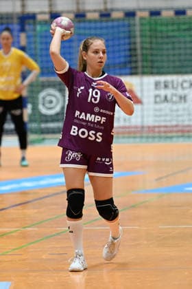September 30, 2026, GER, Handball, Women, DHB Cup, 2026–2027 Season, Matchday 2, HSV Solingen Gräfrath 76 vs. TuS Metzingen Johanna Farkas TuS Metzingen 19, individual play, full-body, Solingen Klingenhalle, North Rhine-Westphalia, Germany Copyright: xNordphoto Meuterx