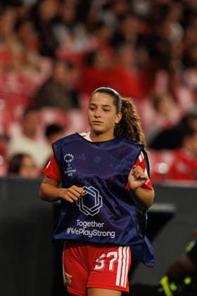 Ariana Schafer seen during UEFA Women™s League game between teams of SL Benfica and Fc Bayern Munchen (Luis Loureiro Ball Raw Images) Lisboa Estadio da Luz Portugal Copyright: xLuisxLoureirox lloureiroSlbwBayernW-2811