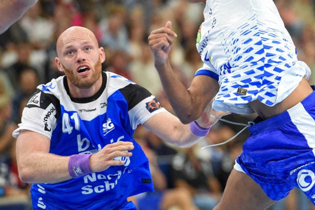 Handball I Men I 2026–2027 Season I EHF European League I Matchday 1 I SG Flensburg Handewitt vs. Fraikin BM Granollers I September 30, 2026 Arnar Freyr Arnasson 30, SG Flensburg Handewitt Copyright: xLobeca JanxKirschnerx