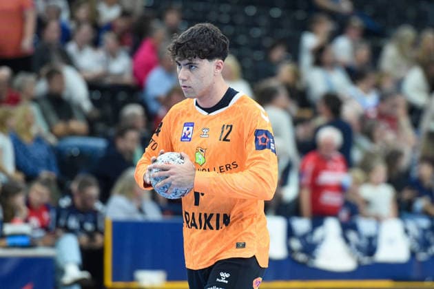 Handball I Men I 2026–2027 Season I EHF European League I Matchday 1 I SG Flensburg Handewitt vs. Fraikin BM Granollers I September 30, 2026 Lluc Borrell Nadal 12, Fraikin BM Granollers Copyright: xLobeca JanxKirschnerx