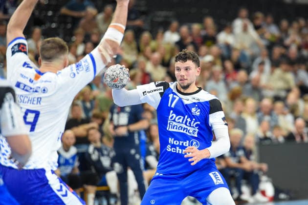 Handball I Men I 2026–2027 Season I EHF European League I Matchday 1 I SG Flensburg Handewitt vs. Fraikin BM Granollers I September 30, 2026 Marko Grgic 17, SG Flensburg Handewitt Copyright: xLobeca JanxKirschnerx
