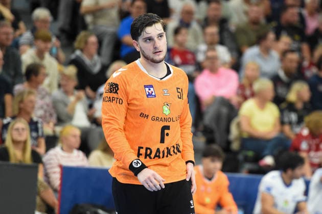 Handball I Men I 2026–2027 Season I EHF European League I Matchday 1 I SG Flensburg Handewitt vs. Fraikin BM Granollers I September 30, 2026 Pau Panitti Martinez 51, Fraikin BM Granollers Copyright: xLobeca JanxKirschnerx
