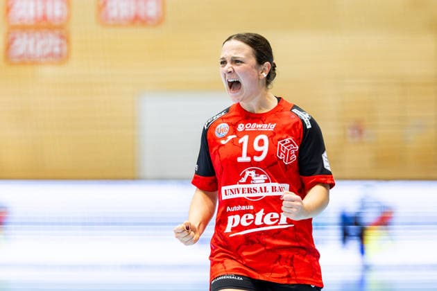 September 30, 2026, GER, Handball, Women, 2026–2027 Season, DHB Cup, Round 2, Round of 16, Thüringer HC vs. HSG Blomberg Lippe, Sabrina Troester (Thüringer HC), 19 99947 Bad Langensalza, Salza, Halle, Sporthalle Mehrz, Thuringia, Germany