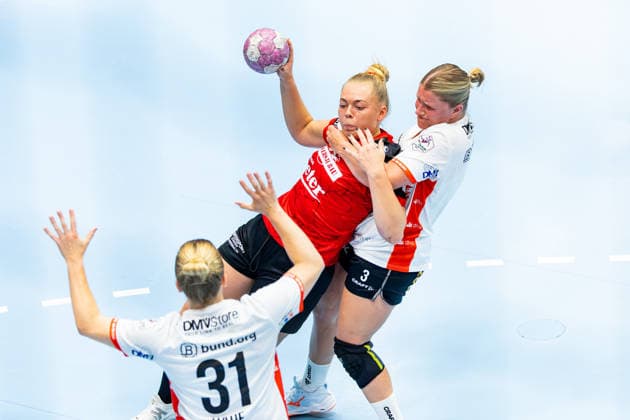 September 30, 2026, GER, Handball, Women, 2026–2027 Season, DHB Cup, Round 2 (Round of 16), Thüringer HC vs. HSG Blomberg Lippe Lotta Heider, Thüringer HC, 7, 99947 Bad Langensalza, Salza, Sporthalle Mehrz, Thuringia, Germany