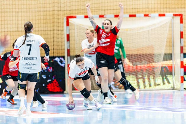 September 30, 2026, GER, Handball, Women, 2026–2027 Season, DHB Cup, Round 2 (Round of 16), Thüringer HC vs. HSG Blomberg Lippe, Elin Rosa Magnusdottir, HSG Blomberg Lippe, 99947 Bad Langensalza, Salza, Halle, Sporthalle Mehrz, Thuringia, Germany